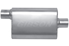 Gibson CFT Superflow Muffler with Offset Inlet and Center Outlet