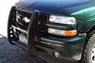 Chevy equipped with Go Rhino 3000 Series Black Step Guard