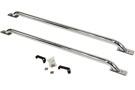 Pair of stainless Go Rhino Stake Pocket Bed Rails