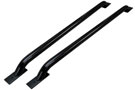 Pair of Go Rhino Stake Pocket Bed Rails in black finish