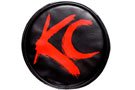 KC 6-inch Soft Black Cover w/ Red KC Logo Light Cover