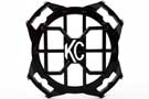 KC Black 4-inch Round LZR LED Stone Guard