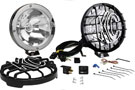 KC 8-inch Rally 800 spot lights with stone guards