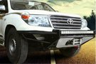 N-Fab RSP Winch Front Bumper on a Land Cruiser