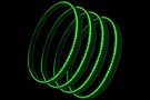 Set of 4 Oracle Green LED Illuminated Wheel Rings