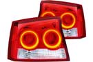 Oracle Pre-Assembled Tail Lights, Red CCFL Halo for Dodge Charger