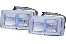 Pair of PIAA 2000 Series Xtreme White Plus Fog Lights in silver housing
