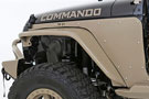 Standard-Width Front Crusher Flares, Tan finish