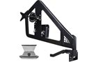Black Frame Mounted Tire Carrier w/ Camera Mount
