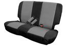Rampage Custom Fit Polycanvas Rear Seat Cover in Black and Gray