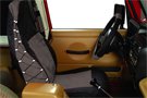 Rampage Combo Pack Polycanvas Front Seat Cover in Gray and Black