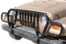  Front Euro Grille Guard on a Jeep