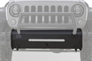 Rampage TrailRam modular front bumper on a Jeep JK