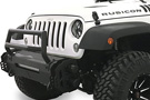 Jeep Rubicon with installed Rampage TrailRam modular front bumper