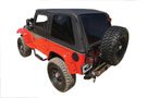 Jeep Wrangler sporting Rampage 2-inch Slimline Nerf Bars