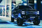 Ford truck equipped with Rigid Radiance Pod with white backlight