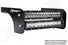 Rigid brow mount holds two SR-Series or one E-Series light bar