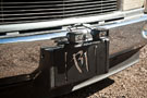 Rigid license plate mount can hold a pair of Rigid SR-M, SR-Q or Dually lights