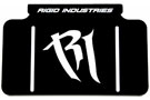 Rigid Industries black powder coated license plate mount