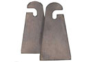 2-piece stainless steel Rigid Industries weld-on slotted tabs