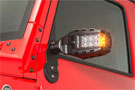 Rigid Industries Reflect Side Mirror's built-in amber LED