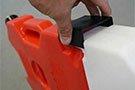 Rotopax Standard Plastic Clip's durable plastic materials construction