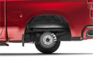 Rugged Liner Wheel Well Inner Liner installed on a truck w/o wheel