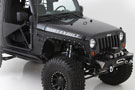 Smittybilt XRC Armor Front Fender comes with stainless steel fasteners and replaceable slide plates
