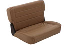 Smittybilt Fold and Tumble Rear Seat in spice