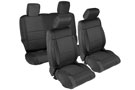 Smittybilt Neoprene Front & Rear Seat Cover Set in black