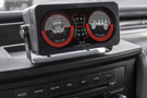 Smittybilt Clinometer adheres to dashboard with heavy duty tape