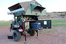 Scout Trailer in use as camping storage