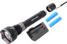 Black Smittybilt L-1408 TR9 Glove Box LED Flashlight with charger and batteries