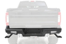 Black M1A2 Rear Bumper with 6-inch LED Light Bars