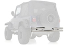 Stainless Steel Tubular Rear Bumper without a receiver hitch on a Jeep