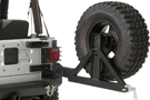 XRC Rear Tire Carrier with Safety catch to hold swing away open