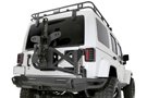 Smittybilt XRC/SRC Gen2 Bolt-on Tire Carrier on a Jeep Wrangler