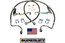 Bulletproof Brake Hoses (Front) for Ford Super Duty with 6 to 10-inch Lift