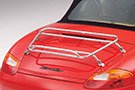 Stainless Steel Deck Rack installed on Porsche Boxster