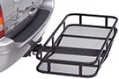 Surco Hauler Basket Carrier mounted on a vehicle's rear