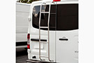 Surco Stainless Steel Ladder installed on Nissan NV