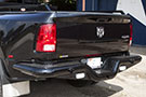 Tough Country Deluxe Rear Dually Bumper on Dodge Truck