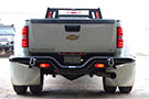 Tough Country Deluxe Rear Dually Bumper on Chevy Truck