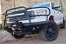 Tough Country Deluxe Front Bumper on Toyota Truck
