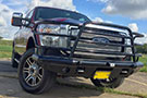 Tough Country Deluxe Front Bumper on Ford Truck