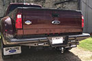 Tough Country Traditional Dually Rear Bumper on Ford Truck