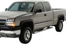 Truck with Premium 4-inch Oval Polished Nerf Bar