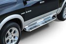 Dodge Ram with Polished finish Running Boards