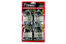 Trimax 4-Pack Keyed Alike TLM100 40mm Padlocks - TLM4100