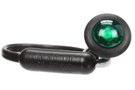 Green LED Auxiliary Light with Black Grommet Mount